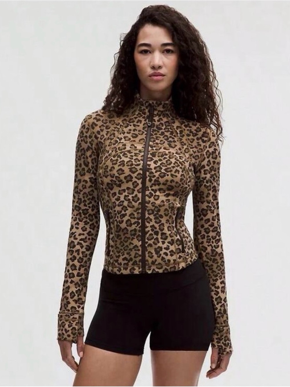 RARE Lululemon Define Cropped Jacket Nulu Leopard 🐆